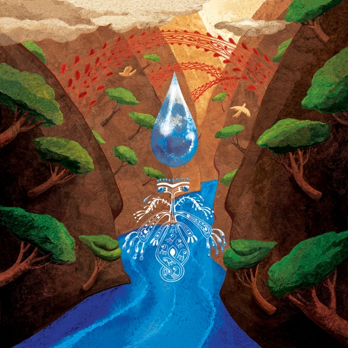 Dorina Maciejka - Birth of Water Being in The Sumidero Canyon.