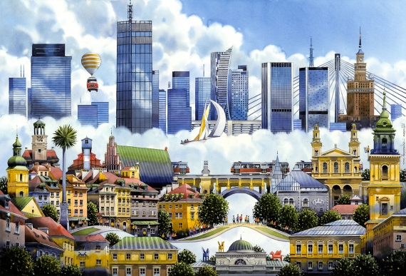 Tytus Brzozowski - Warszawa w chmurach