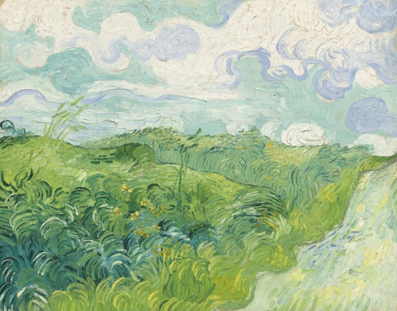 Vincent Van Gogh: Field with Green Wheat