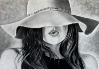 Kobieta w kapeluszu - Jowita Piotrowska