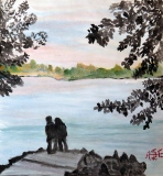 Zwei am Fluss, Alexey Esaulenko